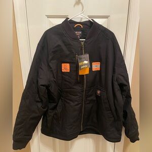 Ariat Rebar Duracanvas Black Men’s Bomber Jacket